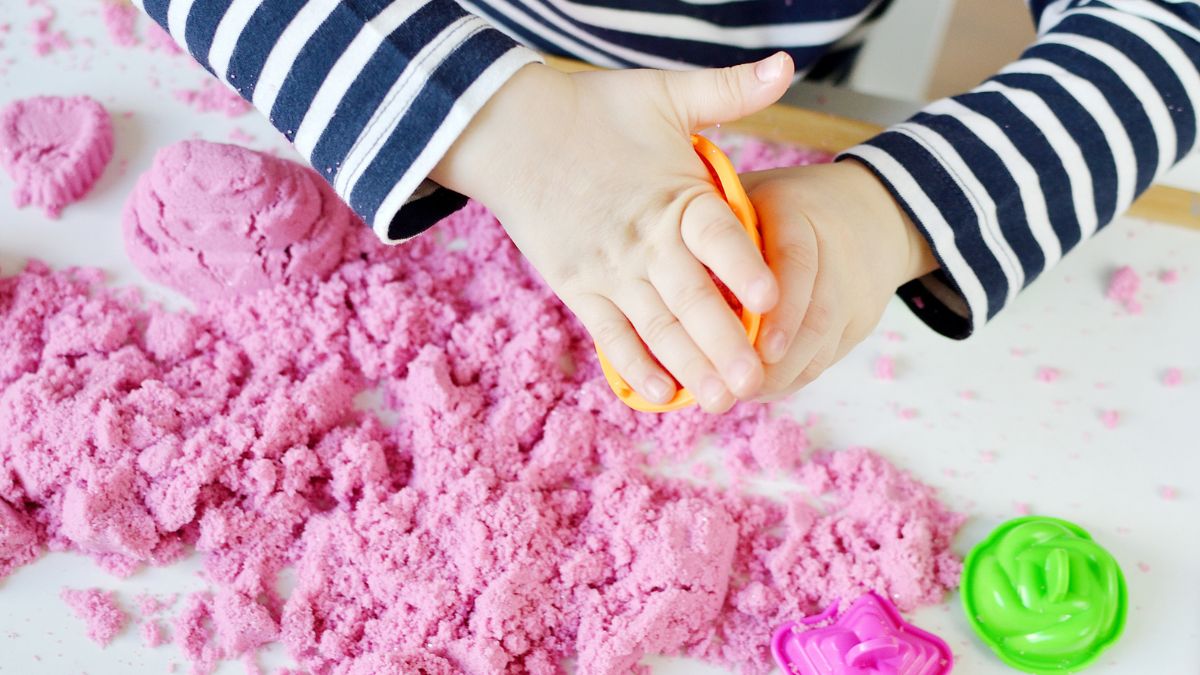 how to make kinetic sand at home